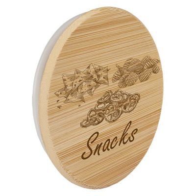 Couvercle en bois "Snacks" pour WECK RR100 Couvercle en bois "Snacks" pour WECK RR100