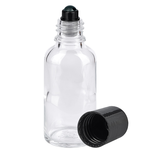 30ml roll-on lahvička černá standardní uzávěr ClearLine UT18/30