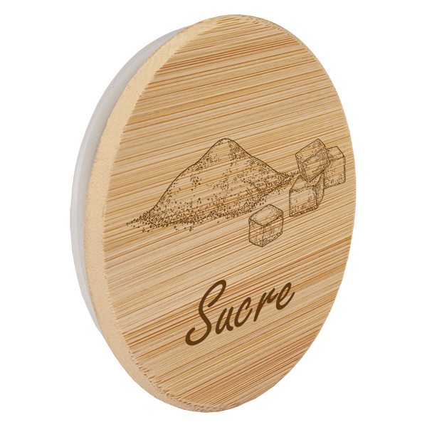 Couvercle en bois "sucre" pour WECK RR100 Couvercle en bois "sucre" pour WECK RR100
