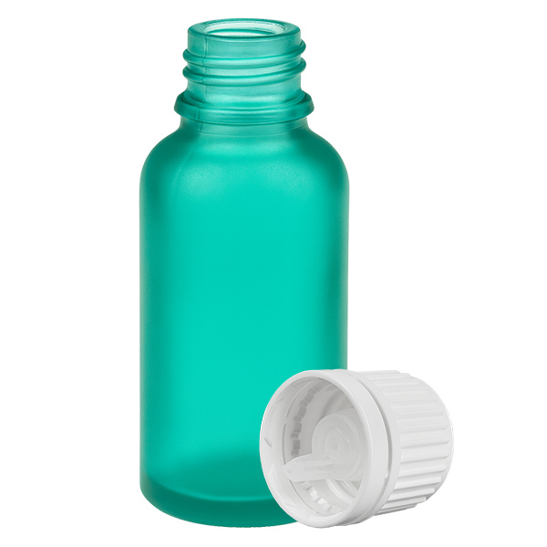 30ml lahvička s kapátkem 0,7mm bílá s tamper-evidentním uzávěrem GreenLine UT18/30 30ml lahvička s kapátkem 0,7mm bílá s tamper-evidentním uzávěrem GreenLine UT18/30