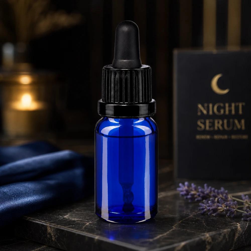 10ml pipetovací lahvička černá s uzávěrem odolným proti manipulaci BlueLine UT18/10