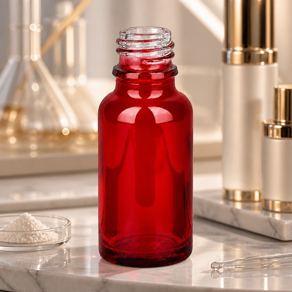 20ml lékárenská lahvička RedLine UT18/20 UNiTWIST. Vielseitige 20ml RedLine Apothekenflasche UT18/20 UNiTWIST für Tropfen Seren und flüssige Wirkstoffe