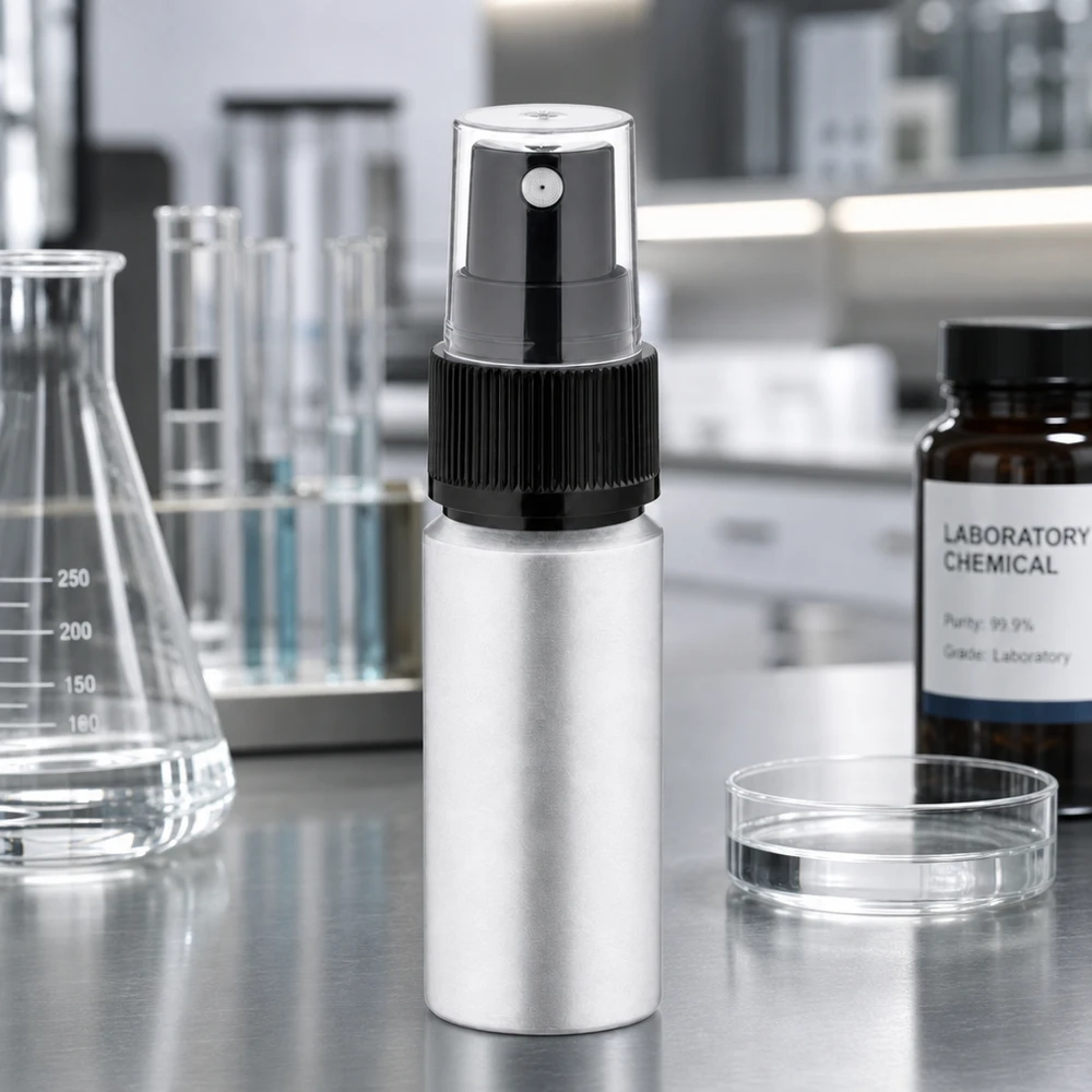 20ml lahvička z leštěného hliníku s rozprašovačem Nachfüllbare 20ml gebeizte Aluflasche mit Zerstäuber umweltfreundlich und wiederverwendbar