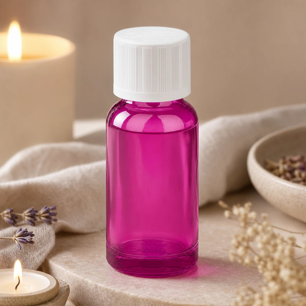 Premium 20ml Flasche in Lila mit Standard-Gewinde für vielseitige Anwendungen