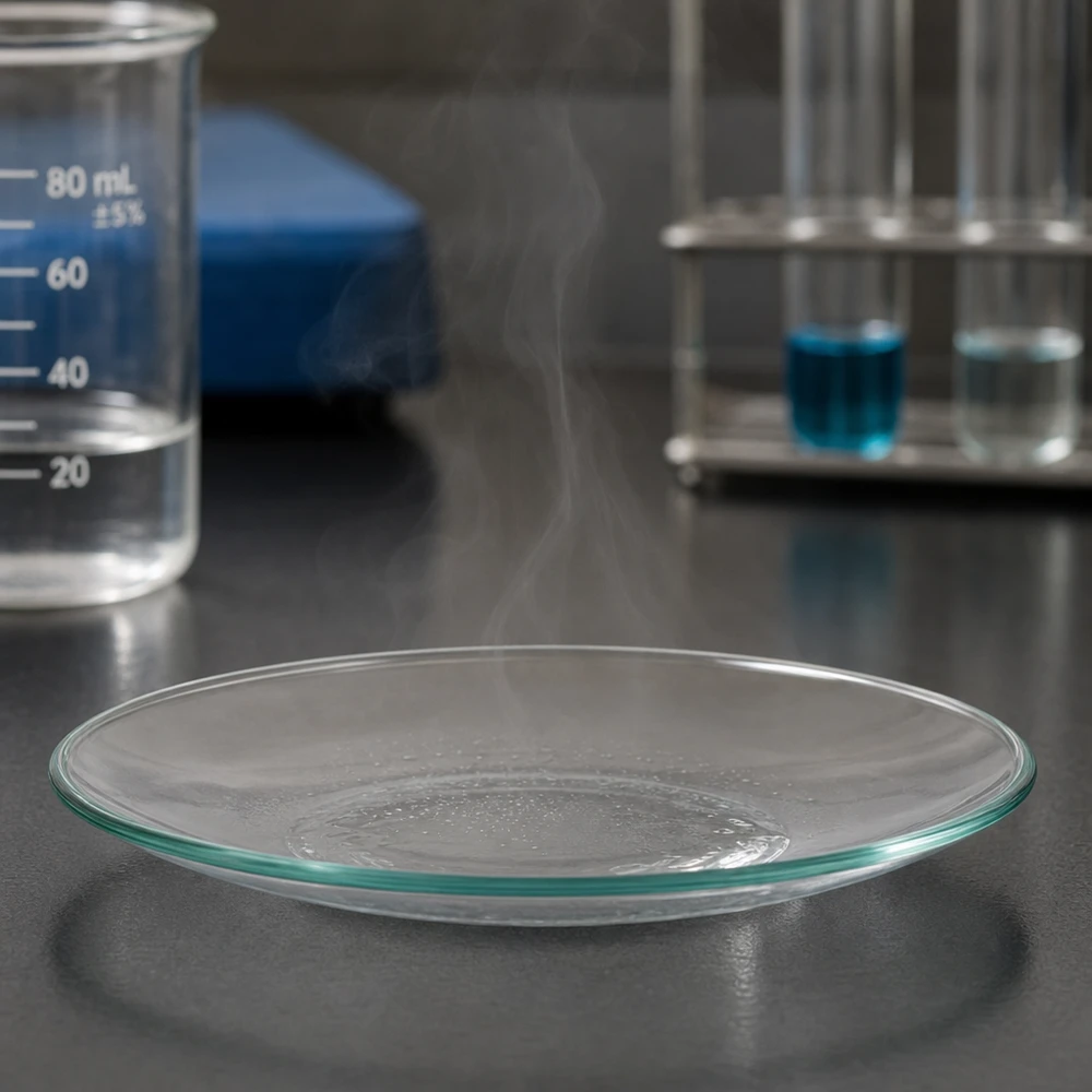 Skleněná miska na hodinky ø120 mm Vielseitige Laborglasschale 120mm zum Wiegen Trocknen und Präparieren von Proben