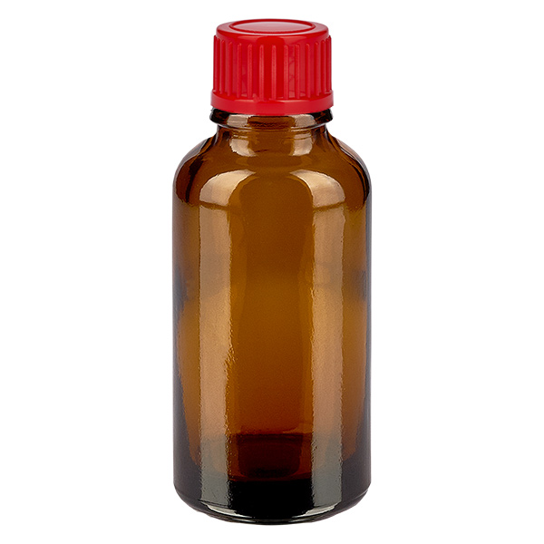 30ml l&#225;hev 11mm &#353;roubovac&#237; uz&#225;v&#283;r &#269;erven&#225; Standard BrownLine UT18/30