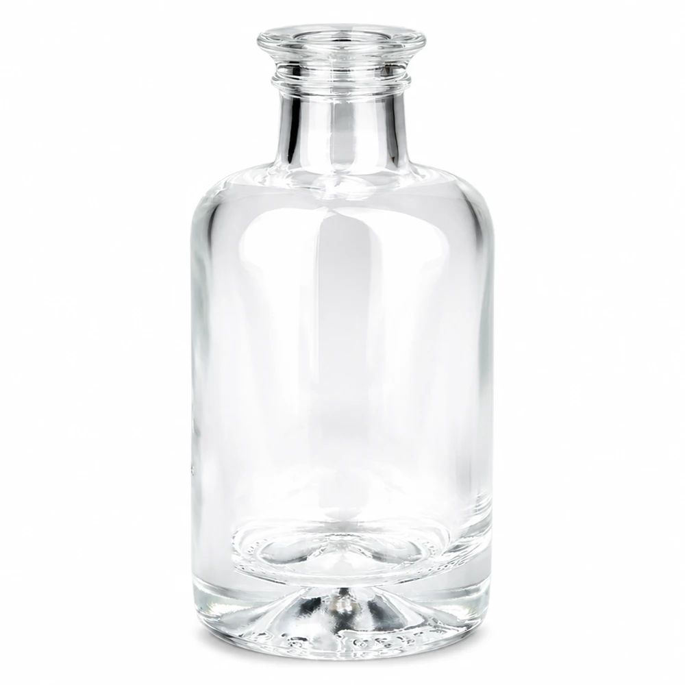 100ml Glasflasche "Sofia" ohne Verschluss UNiTWIST 100ml Glasflasche Sofia transparent ohne Verschluss UNiTWIST leere Flasche aus klarem Glas