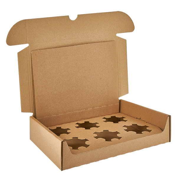 Sklen&#283;n&#233; d&#243;zy na zava&#345;eniny (25 ks) se 6 p&#345;ihr&#225;dkami 240x155x53mm