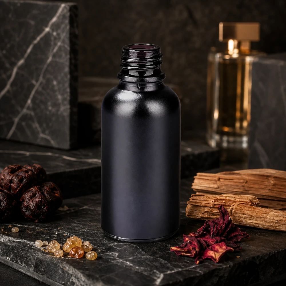 30ml dávkovací láhev BlackLine UT18/30 UNiTWIST Stilvolle 30ml Glasflasche BlackLine UT18/30 mit elegantem Design für pharmazeutische Anwendungen