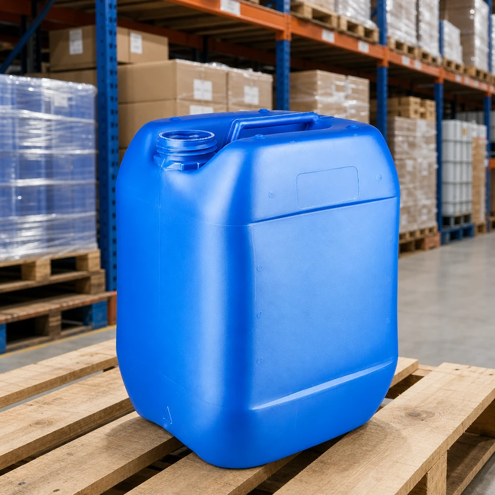 Kanystr 10 litrů modrý bez uzávěru Robuster blauer Kanister 10 Liter ohne Verschluss zur Chemikalienaufbewahrung