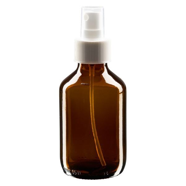 150ml lahvi&#269;ka na l&#233;ky hn&#283;d&#225;, s rozpra&#353;ova&#269;em s pumpi&#269;kou b&#237;l&#225; ApoGlas