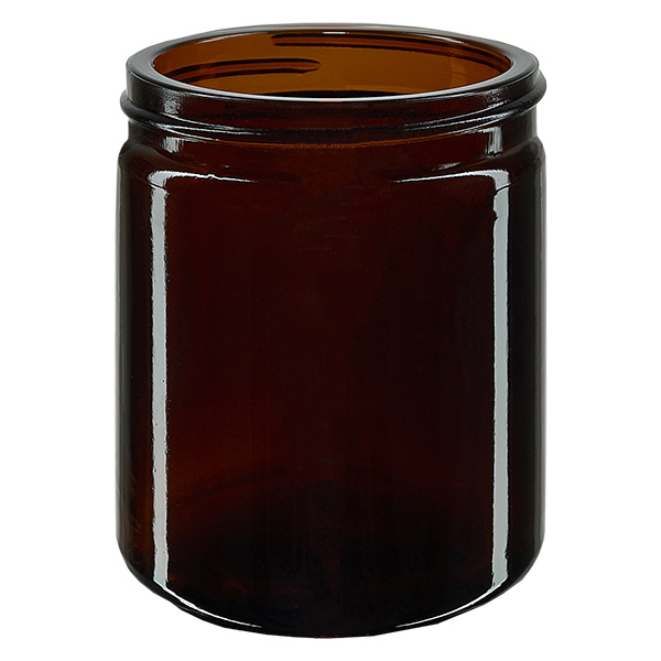 Sklen&#283;n&#225; d&#243;za 180ml hn&#283;d&#225; bez v&#237;&#269;ka, z&#225;vit 63mm/R3 ApoGlas