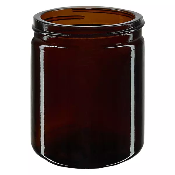 Skleněná dóza 180ml hnědá bez víčka, závit 63mm/R3 ApoGlas Skleněná dóza 180ml hnědá bez víčka, závit 63mm/R3 ApoGlas
