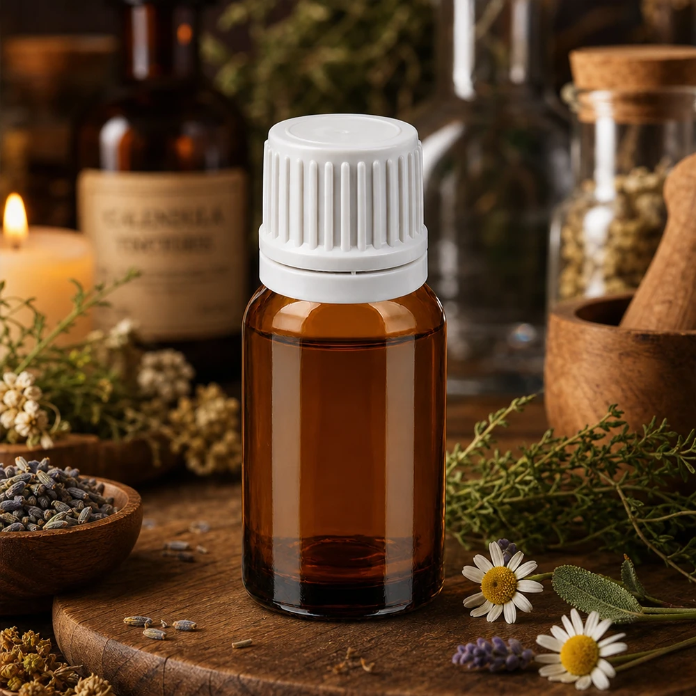 10ml lahvička s kapátkem 0,7mm bílá s tamper-evidentním uzávěrem BrownLine UT18/10 10ml Tropfflasche mit hygienischem weißem Verschluss für sterile Aufbewahrung medizinischer Lösungen