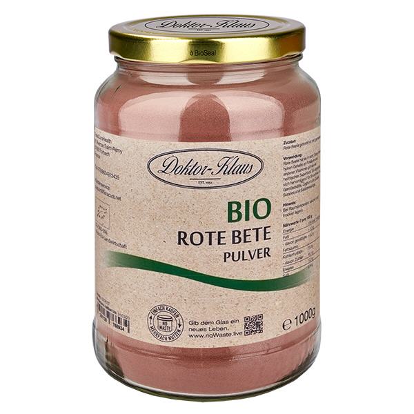 Prášek z bio červené řepy 1000g Doktor-Klaus noWaste Prášek z bio červené řepy 1000g Doktor-Klaus noWaste