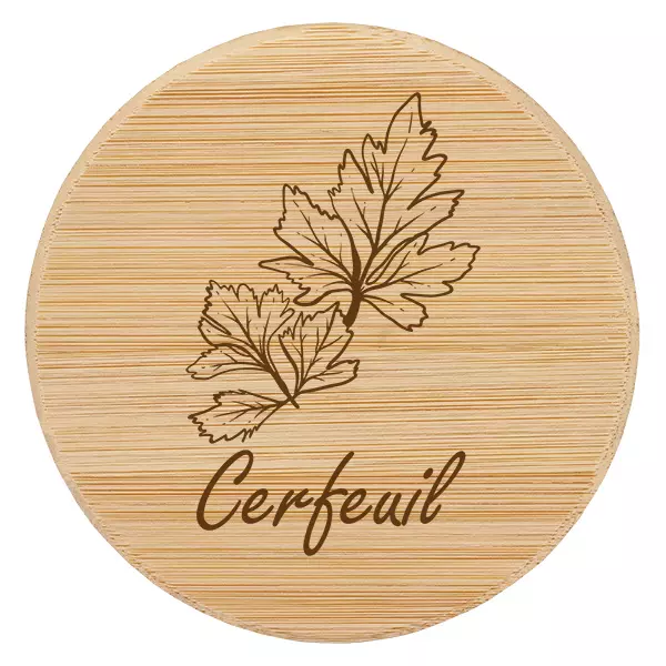 Couvercle en bois "Cerfeuil" pro WECK RR60