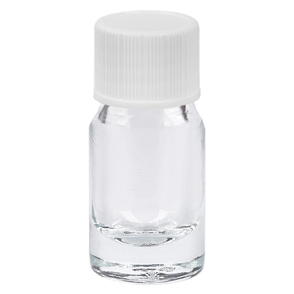 5ml láhev 11mm šroubovací uzávěr bílá Standard ClearLine UT18/5 5ml láhev 11mm šroubovací uzávěr bílá Standard ClearLine UT18/5