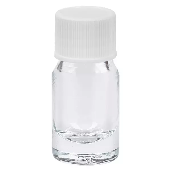 5ml láhev 11mm šroubovací uzávěr bílá Standard ClearLine UT18/5 5ml láhev 11mm šroubovací uzávěr bílá Standard ClearLine UT18/5