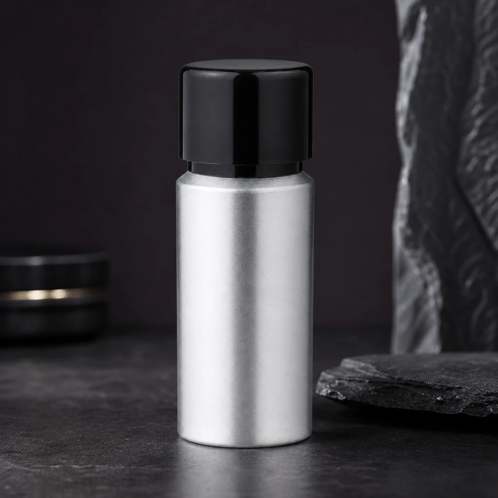 20ml mořená hliníková lahvička se šroubovacím uzávěrem Dichte 20ml Aluminiumflasche mit Schraubdeckel - auslaufsicher für sichere Lagerung