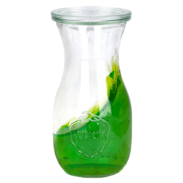 Sada 24 sklenic Weck 290ml na džus s 24 skleněnými víčky. Sada 24 sklenic Weck 290ml na džus s 24 skleněnými víčky.