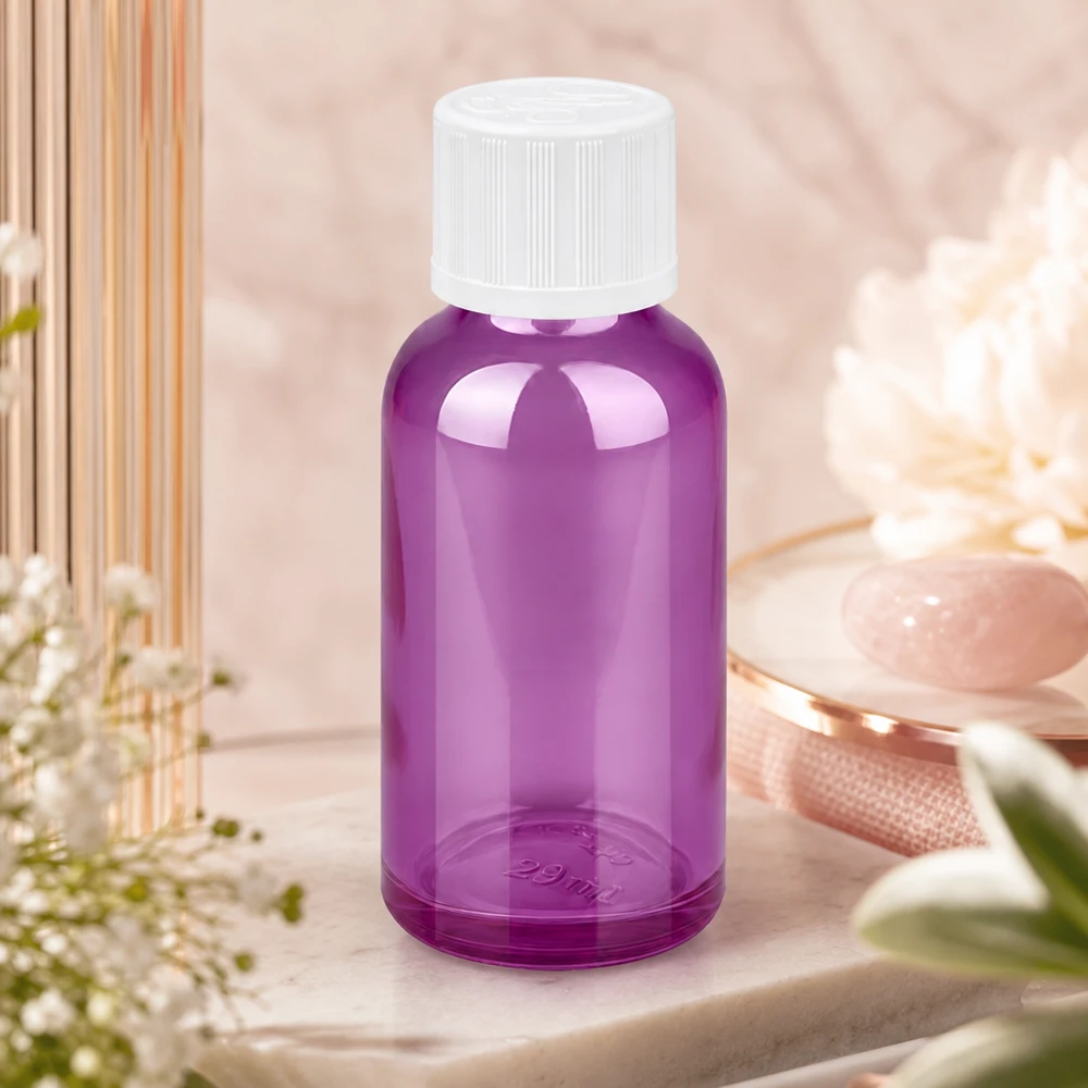 Vielseitige lila Tropfflasche 30ml mit langlebigem Material ideal für Hobby und professionelle Nutzung