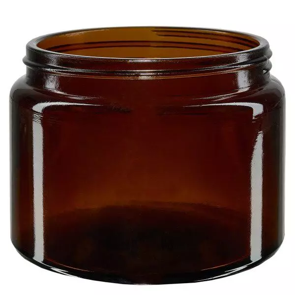Skleněná dóza 500ml. hnědá bez víčka, závit 100mm/R3 ApoGlas Skleněná dóza 500ml. hnědá bez víčka, závit 100mm/R3 ApoGlas