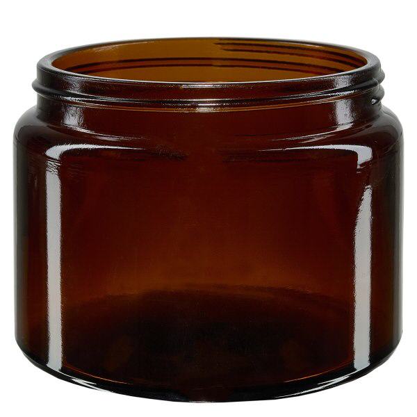 Sklen&#283;n&#225; d&#243;za 500ml. hn&#283;d&#225; bez v&#237;&#269;ka, z&#225;vit 100mm/R3 ApoGlas