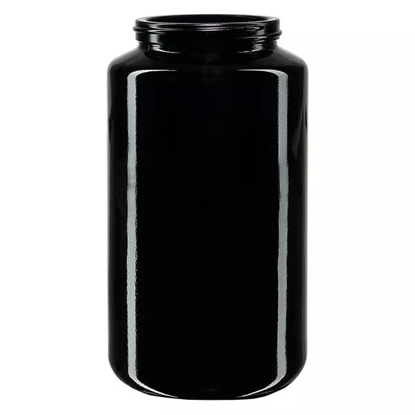 Dóza se širokým hrdlem z fialového skla 500ml, bez víčka Dóza se širokým hrdlem z fialového skla 500ml, bez víčka