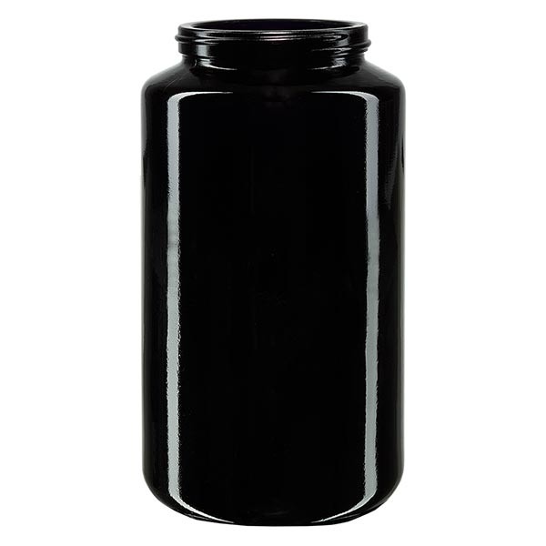 Dóza se širokým hrdlem z fialového skla 500ml, bez víčka Dóza se širokým hrdlem z fialového skla 500ml, bez víčka