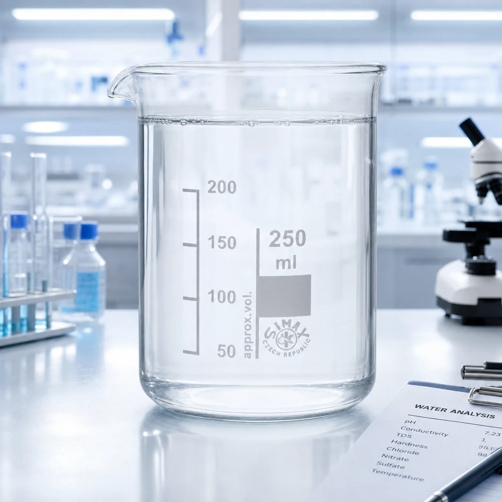 Vielseitiges Becherglas 250ml Laborbedarf aus robustem Borosilikatglas für Forschung und Entwicklung