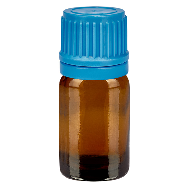 5ml lahvi&#269;ka 11mm &#353;roubovac&#237; uz&#225;v&#283;r modr&#253; tamper evidentn&#237; uz&#225;v&#283;r BrownLine UT18/5