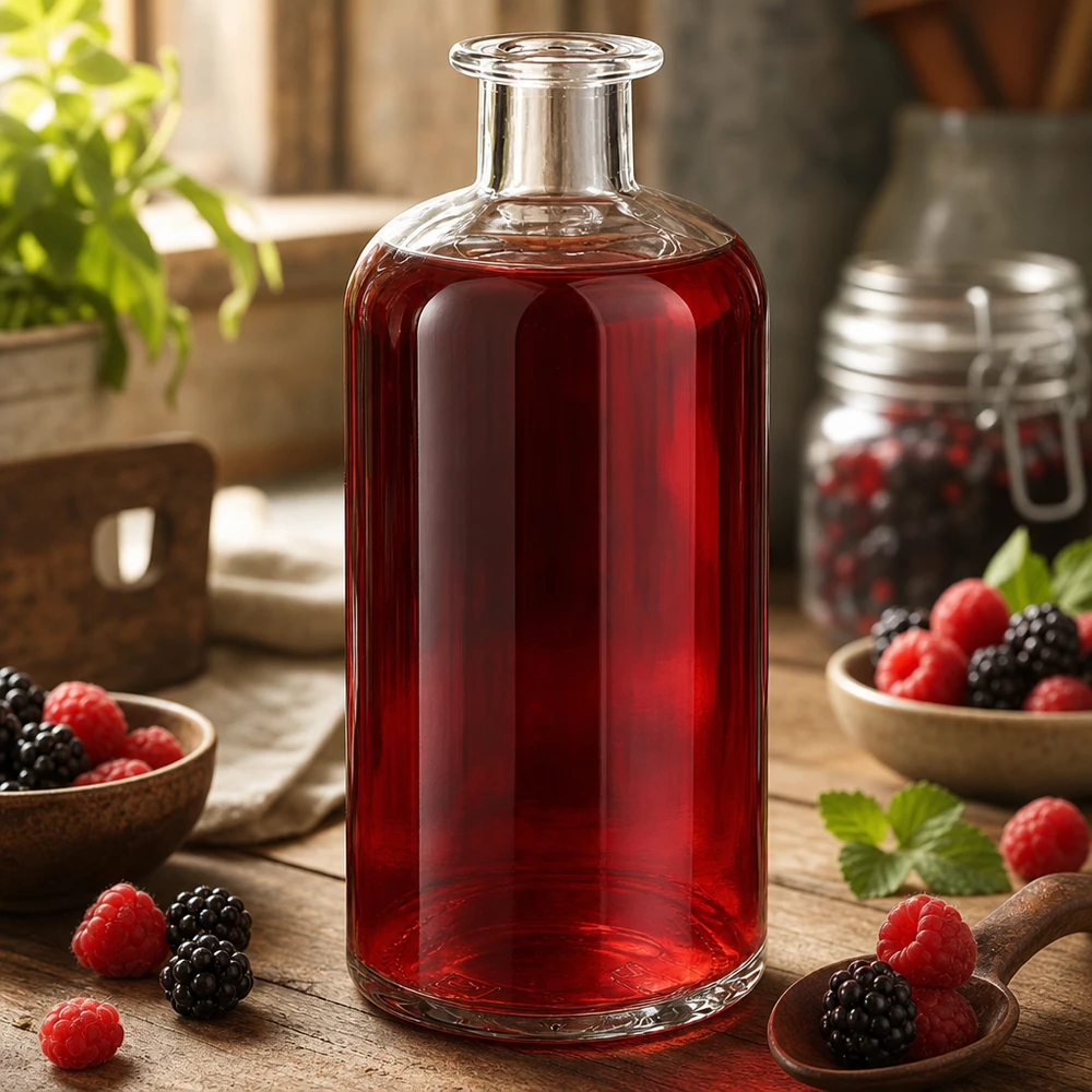 500ml Glasflasche "Flora" ohne Verschluss UNiTWIST 500ml Glasflasche "Flora" ohne Verschluss UNiTWIST
