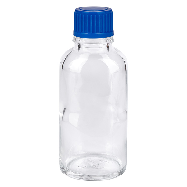 30ml lahvi&#269;ka 11mm &#353;roubovac&#237; uz&#225;v&#283;r modr&#225; Standard ClearLine UT18/30