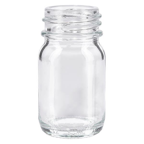 30ml láhev se širokým hrdlem z čirého skla 30ml láhev se širokým hrdlem z čirého skla