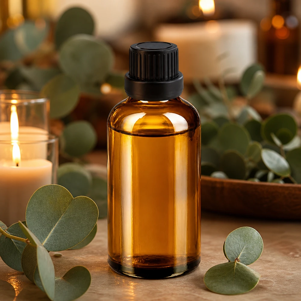 Handliche 50ml Braunglasflasche mit präzisem 2mm Tropfsystem für Naturkosmetik