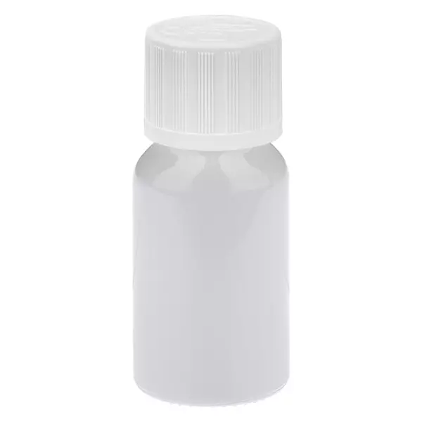 10ml láhev 11mm šroubovací uzávěr bílý standardní dětská pojistka WhiteLine UT18/10 10ml láhev 11mm šroubovací uzávěr bílý standardní dětská pojistka WhiteLine UT18/10