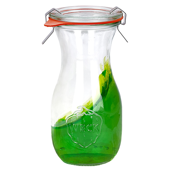 Sada 48 sklenic Weck 290ml na džus se 48 skleněnými víčky. Sada 48 sklenic Weck 290ml na džus se 48 skleněnými víčky.