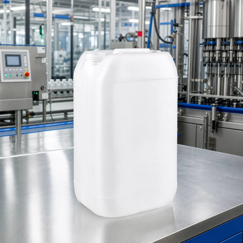 UN-zugelassener 15 Liter Weithalskanister ohne Verschluss aus lebensmittelechtem Polyethylen