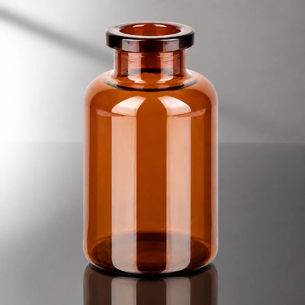 Kompakte Braunglas Injektionsflasche 20ml für Abfüll- und Verpackungsprozesse