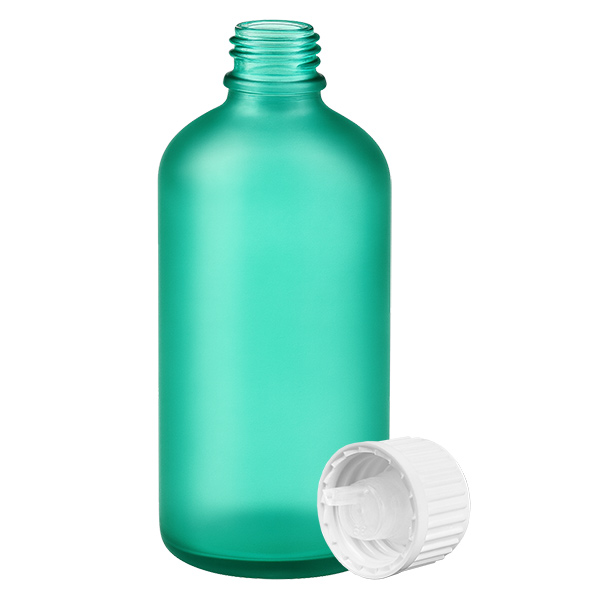 100ml lahvička s kapátkem 0,9mm bílá standardní uzávěr GreenLine UT18/100 100ml lahvička s kapátkem 0,9mm bílá standardní uzávěr GreenLine UT18/100