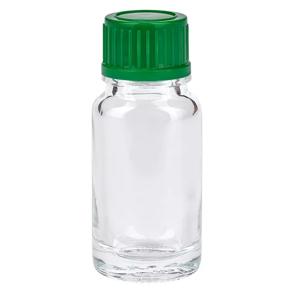 10ml lahvička 11mm šroubovací uzávěr zelená Standard ClearLine UT18/10 10ml lahvička 11mm šroubovací uzávěr zelená Standard ClearLine UT18/10