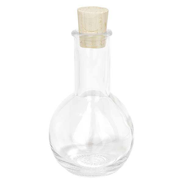 Tulipán 100ml čirá, otvor 18mm, včetně korku 18/22 Tulipán 100ml čirá, otvor 18mm, včetně korku 18/22