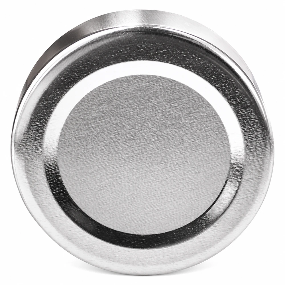 58mm víčko BasicSeal stříbrné (TO58deep) UNiTWIST 58 mm víčko BasicSeal, stříbrné, TO58deep, UNiTWIST, kulatý pohled shora, metalický