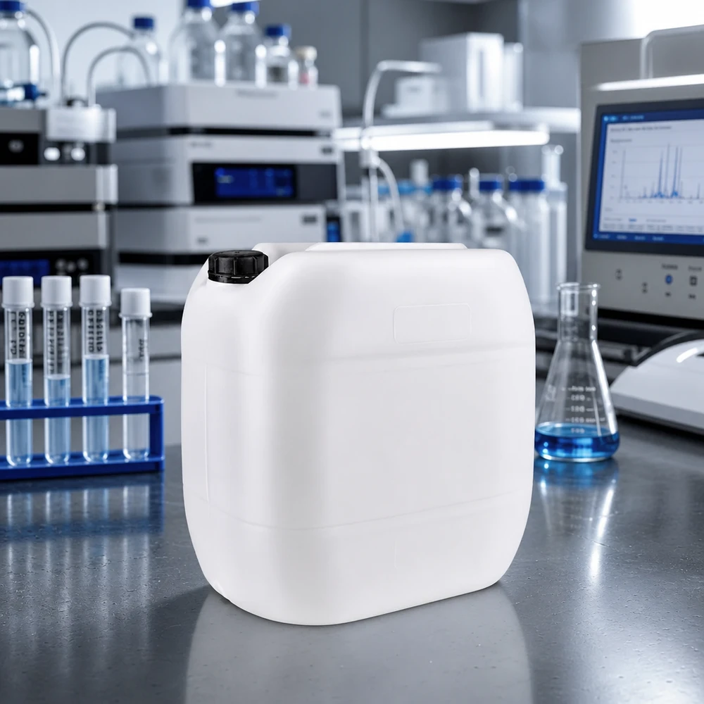 Kanystr 30 litrů se šroubovacím uzávěrem s pojistkou proti manipulaci. Kanister 30 Liter für Chemikalien Reinigungsmittel und Lösungsmittel mit OV-Verschluss