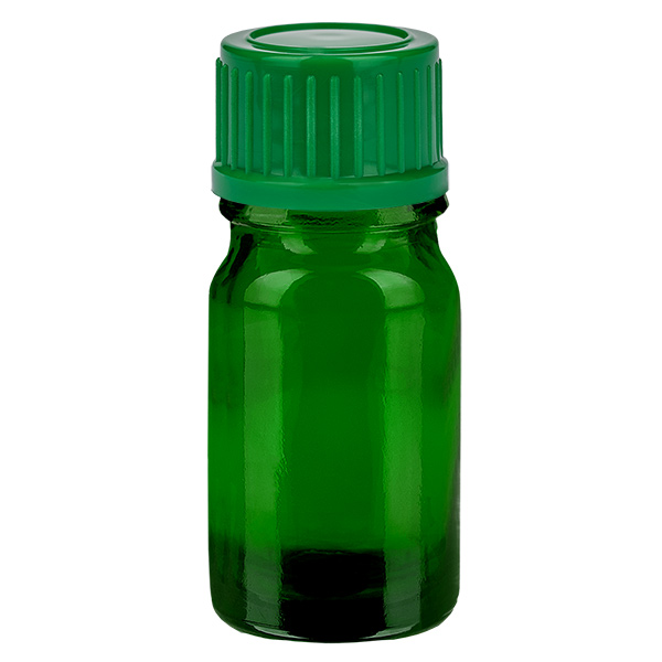 5ml láhev s 11mm šroubovacím uzávěrem zelená Standard GreenLine UT18/5 5ml láhev s 11mm šroubovacím uzávěrem zelená Standard GreenLine UT18/5