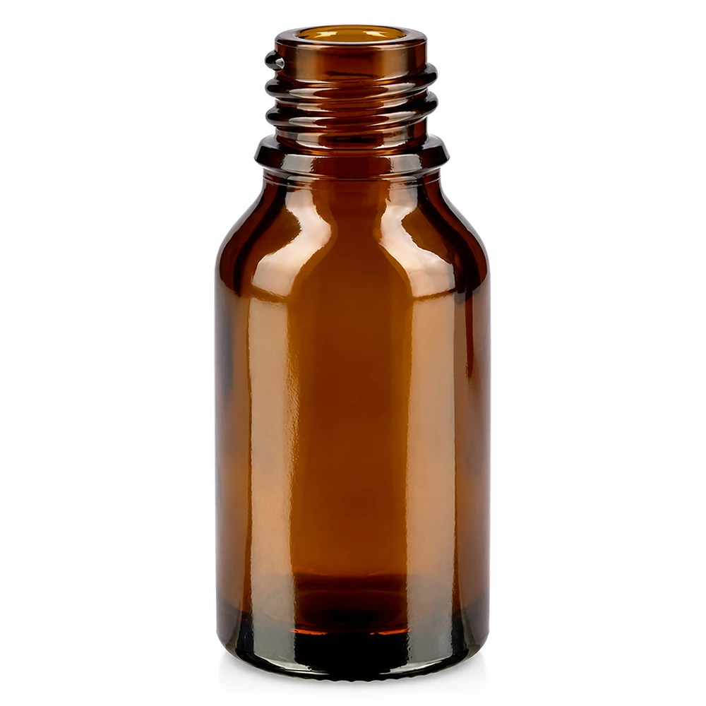 Kapací láhev 30 ml z jantarového skla DIN 18 HOHE FORM ApoGlas Flasche 30ml braun für professionelle Aufbewahrung von Arzneimitteln