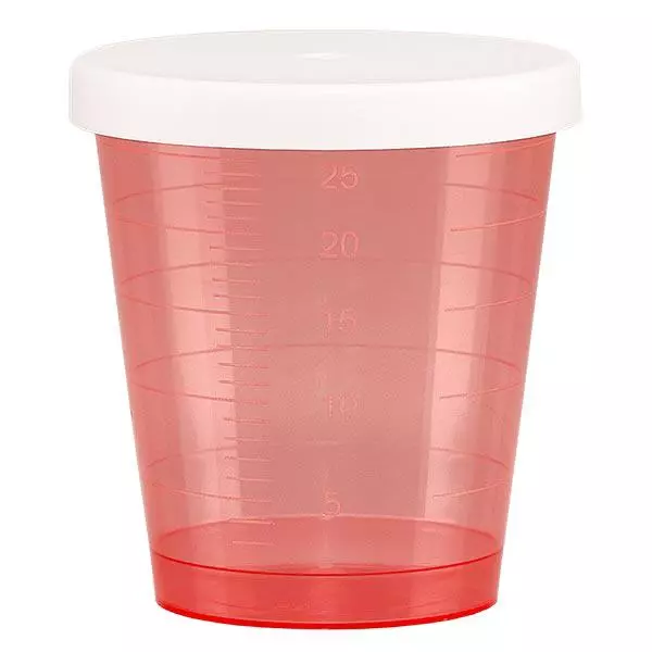 Kelímek na léky červený 30ml Kelímek na léky červený 30ml