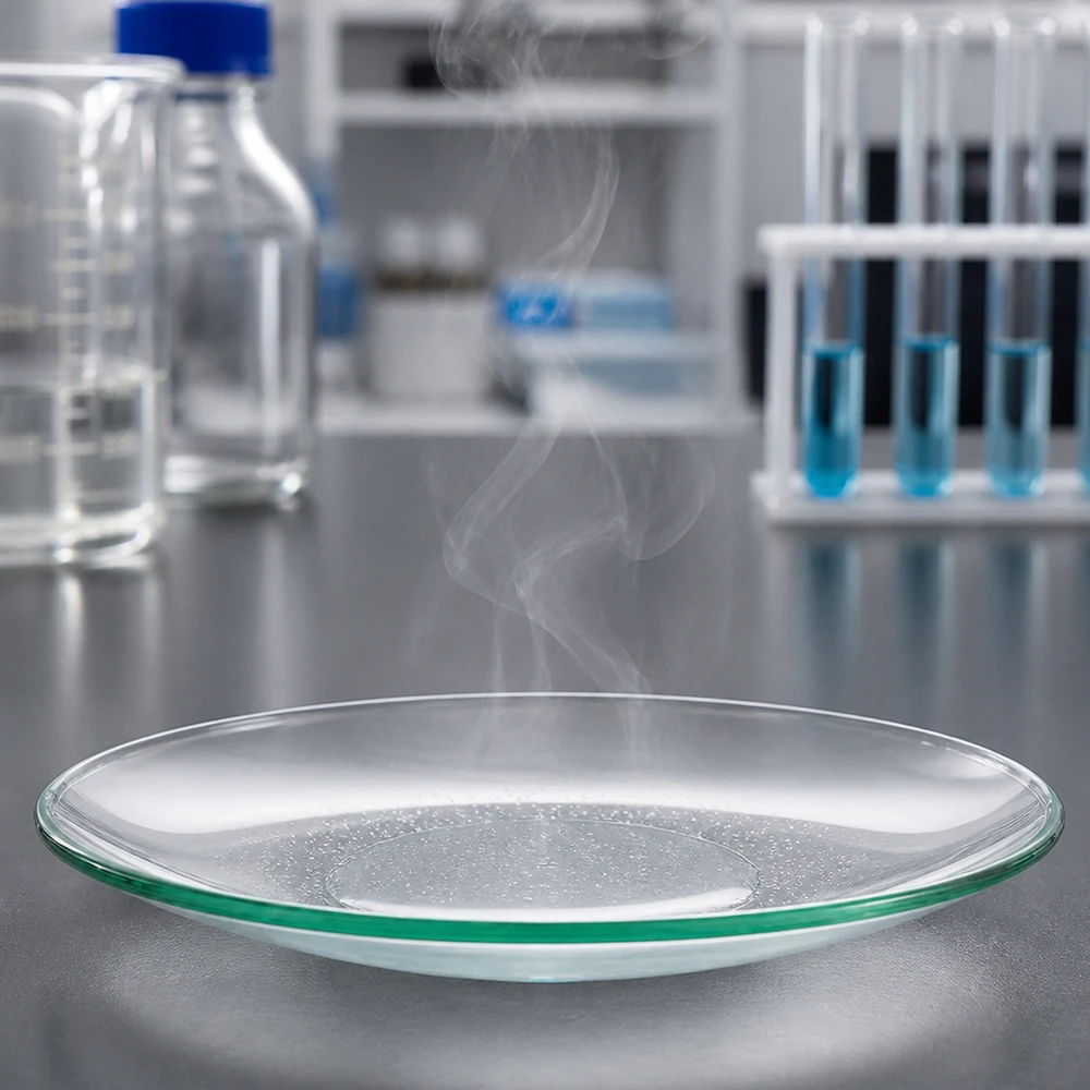 Hodinářská skleněná miska ø90 mm Chemieresistente Uhrglasschale 90mm aus Laborglas für sichere Substanzhandhabung