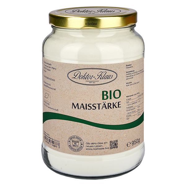 Bio kukuřičný škrob 950g Doktor-Klaus noWaste Bio kukuřičný škrob 950g Doktor-Klaus noWaste