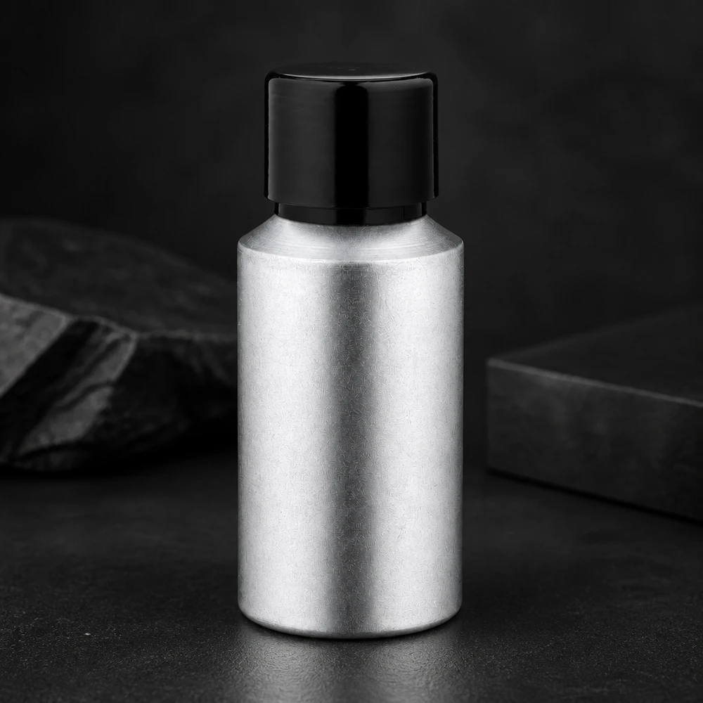 30ml mořená hliníková lahvička se šroubovacím uzávěrem Robuste 30ml gebeizte Aluminiumflasche mit UV-Schutz durch undurchsichtige Metallwände